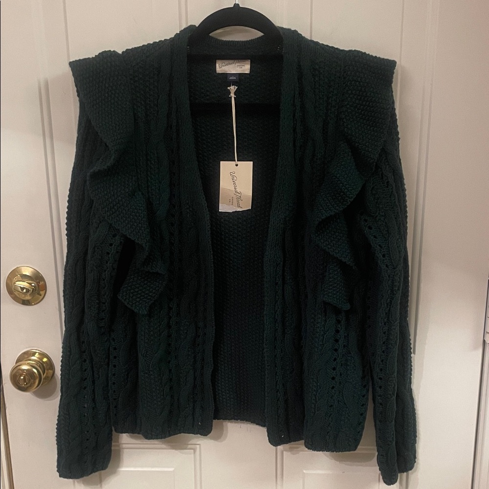 Universal Thread Dark Green Women's Open Front Cardigan Size S. New with tag
